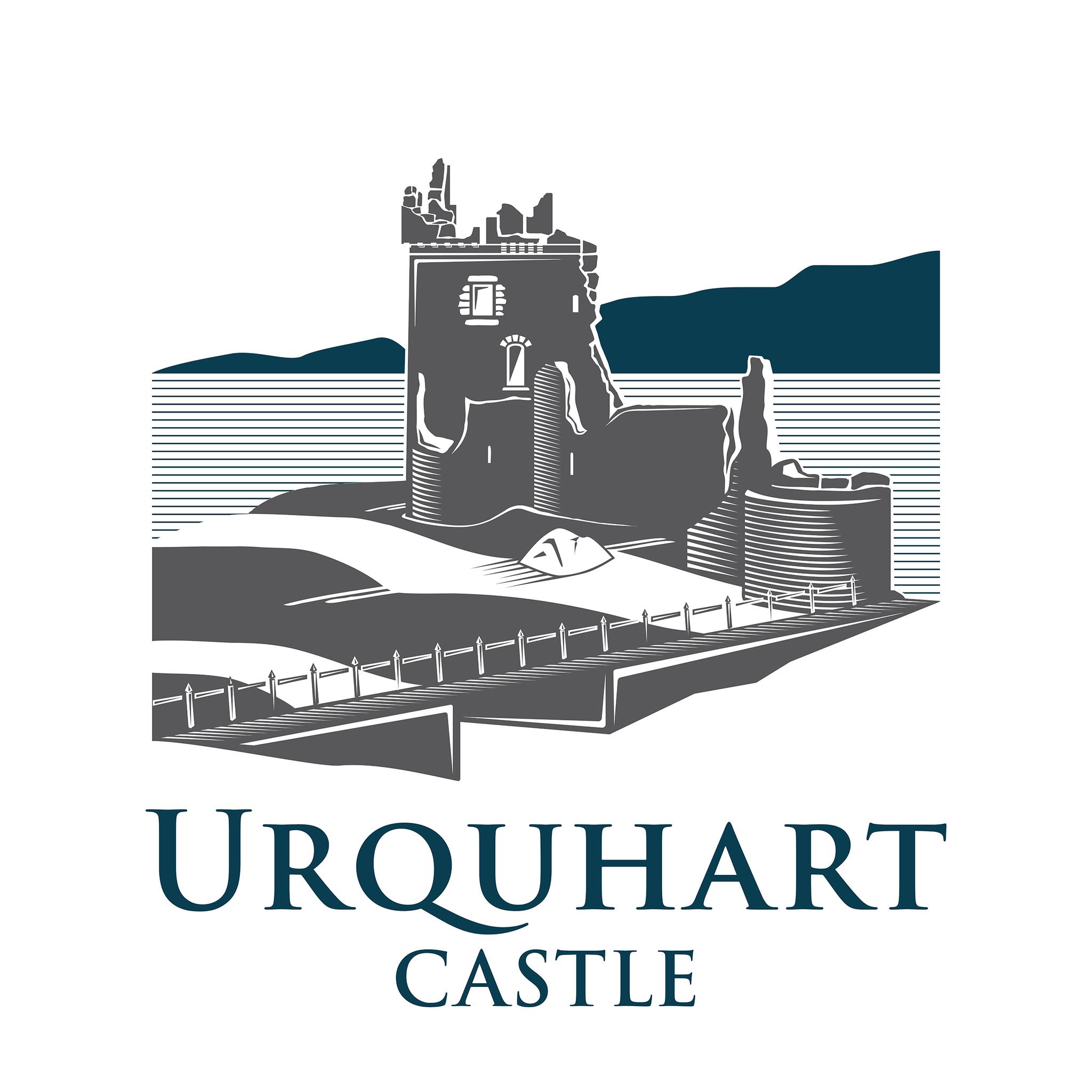 Urquhart Castle illustration example Graphic Design West Lothian